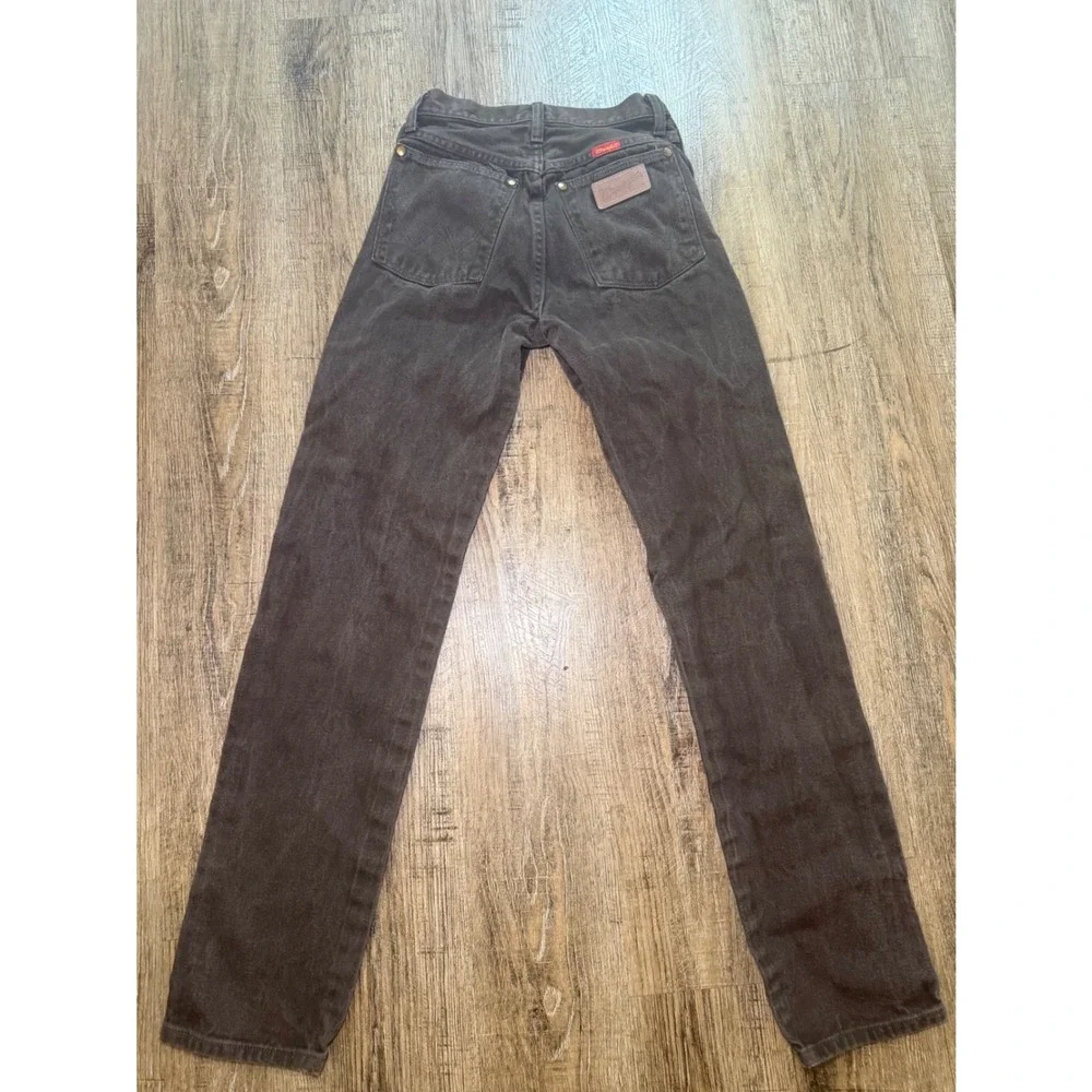 Wrangler Vintage 14MWZKL Cowboy Cut Brown Jeans Made in USA 26x31 High Rise